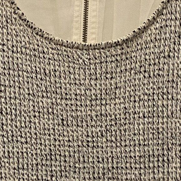 Ann Taylor Loft knit front silky back blouse sz Large - Picture 6 of 7